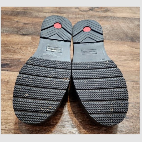 Hunter Original Waterproof Play Mini Rainbow Print Clogs - Picture 11 of 14